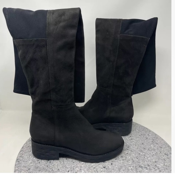 Eileen Fisher Over the Knee Black Boot Size 5.5 - Picture 8 of 9